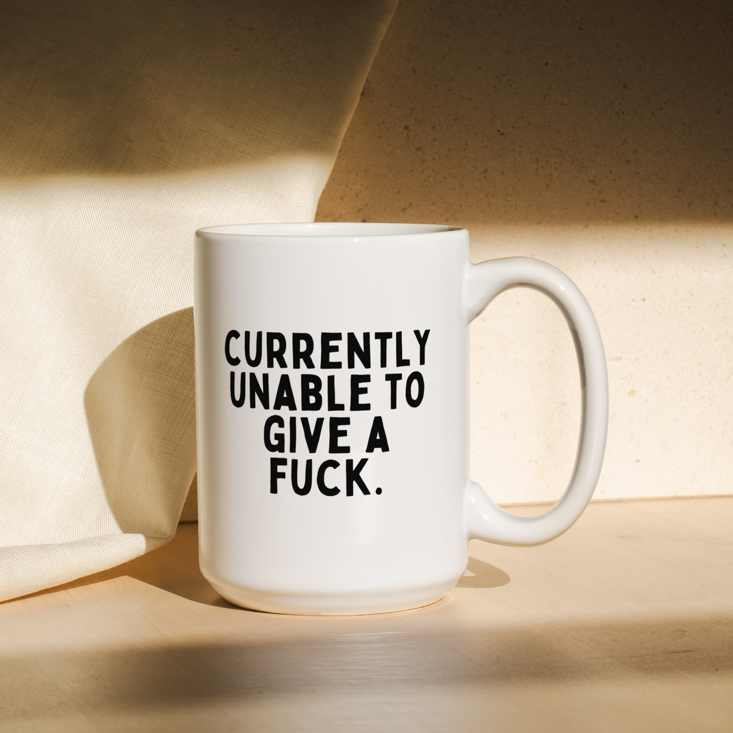 Currently Unable To Give A Fuck | Mug