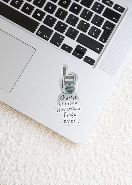 Charlie Uniform November Tango | Sticker