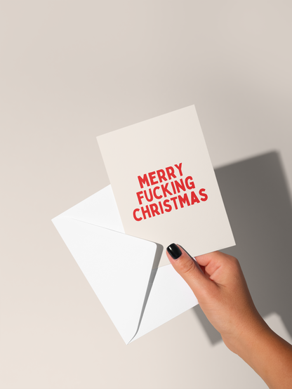 Merry Fucking Christmas | Christmas Card