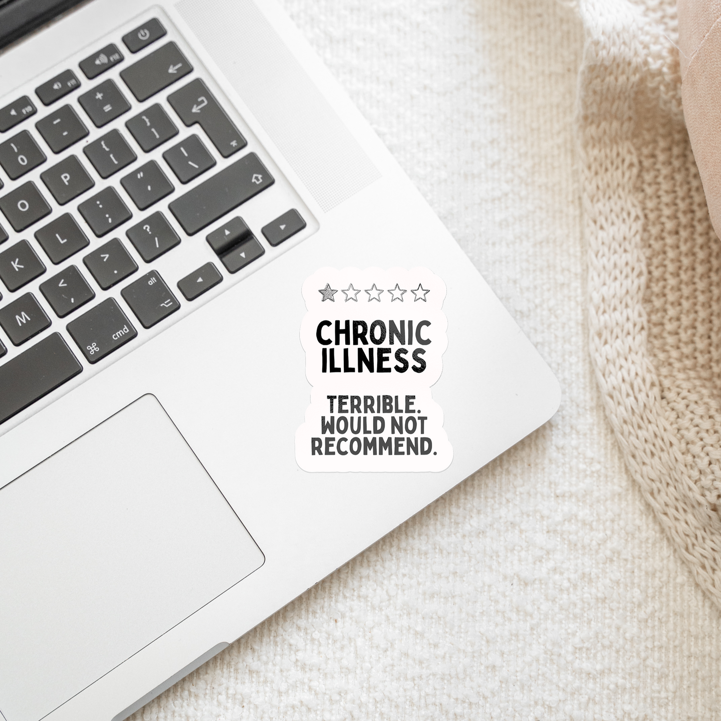 WISDOM & WONDER DESIGNS X POTS UK | Chronic Illness | Sticker