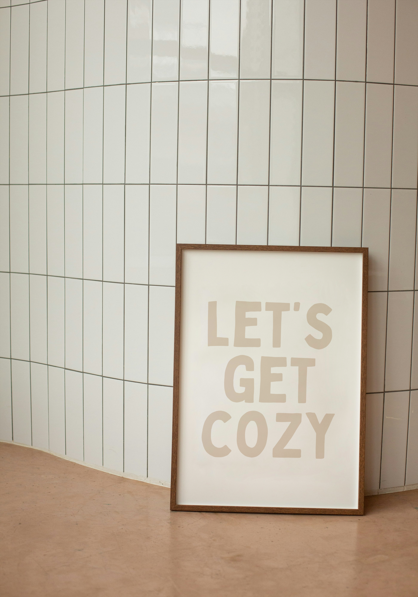 Digital Download | Let's Get Cozy | Neutral and White