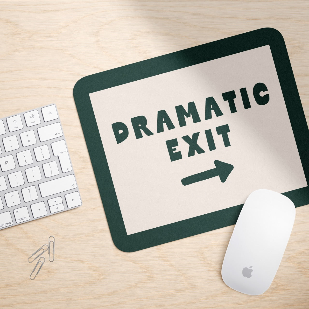 Dramatic Exit | Mouse Mat