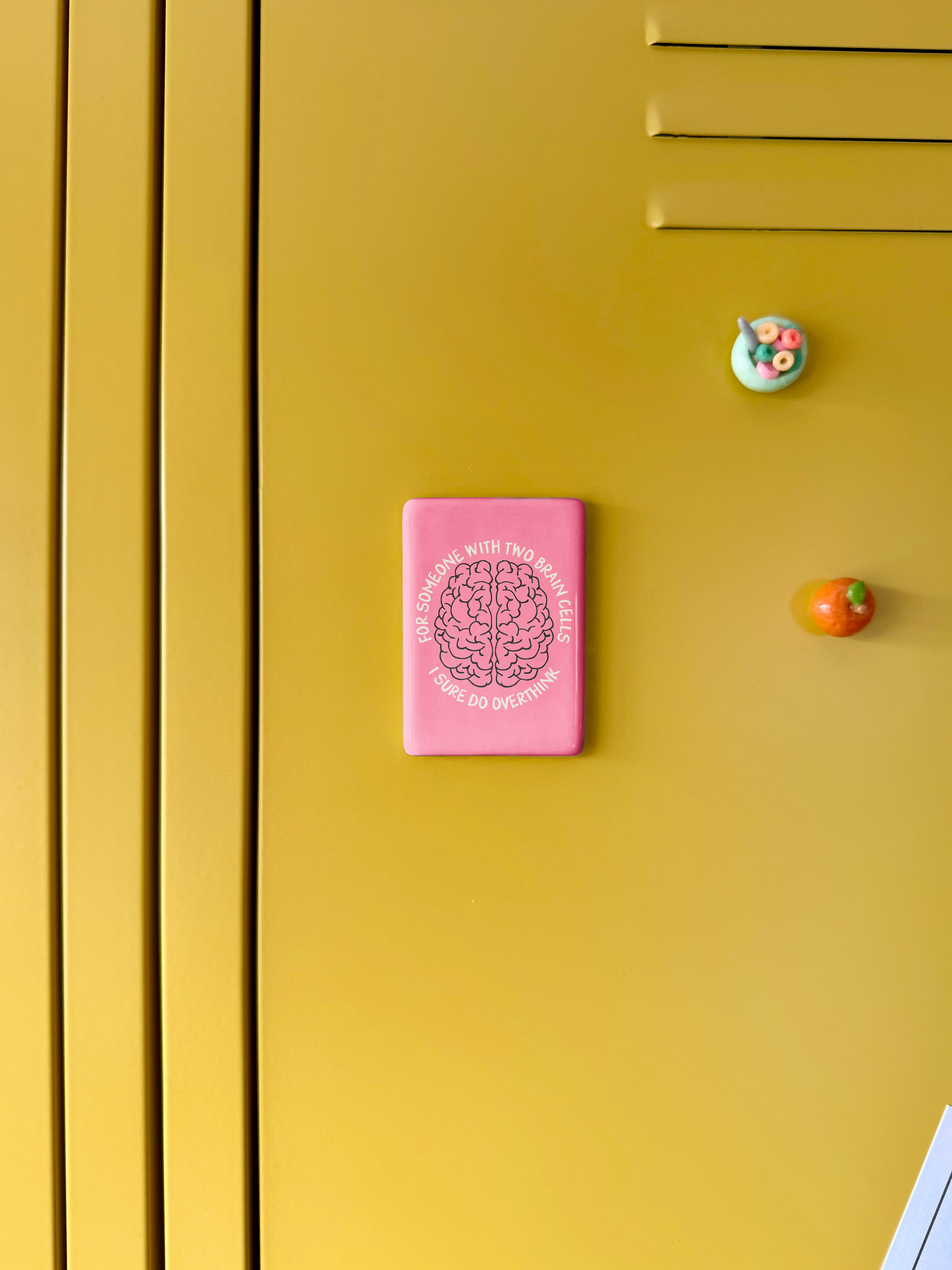 For Someone With Two Brain Cells | Ceramic Magnet