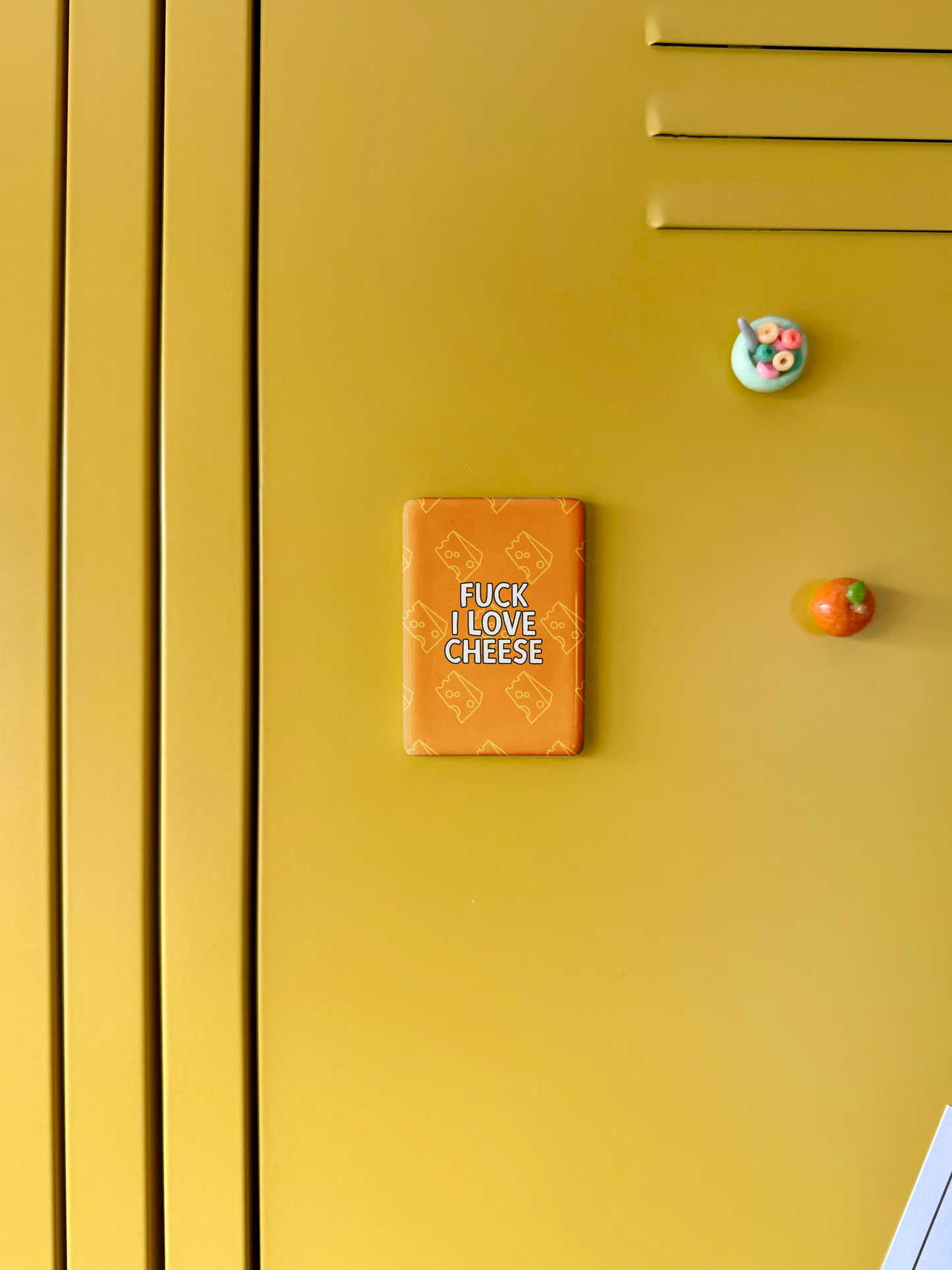 Fuck I Love Cheese | Ceramic Magnet