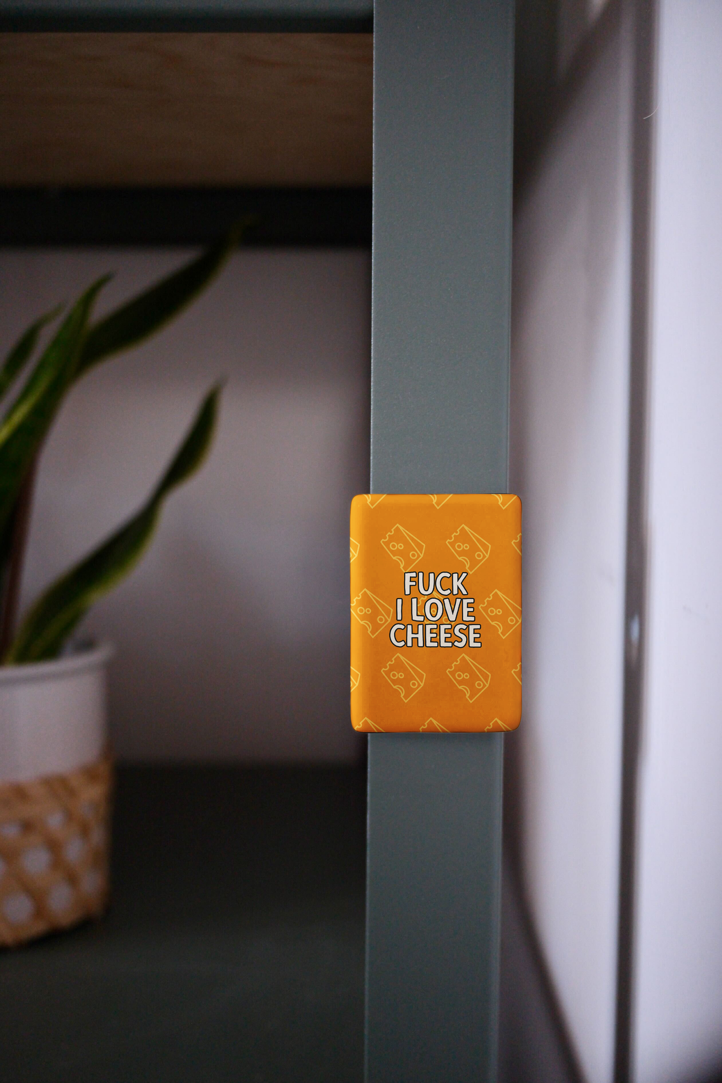 Fuck I Love Cheese | Ceramic Magnet