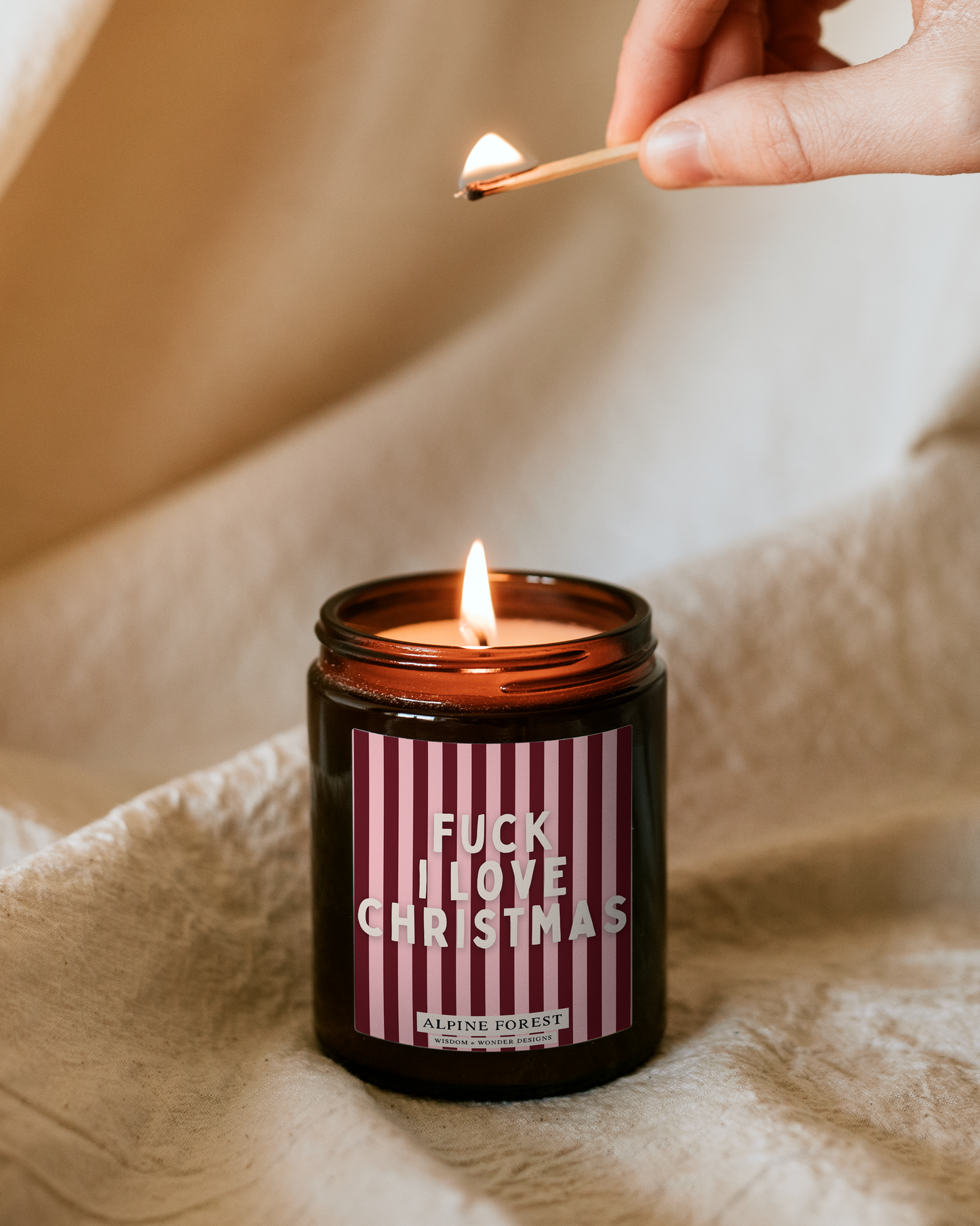 Fuck I Love Christmas | Christmas Candle