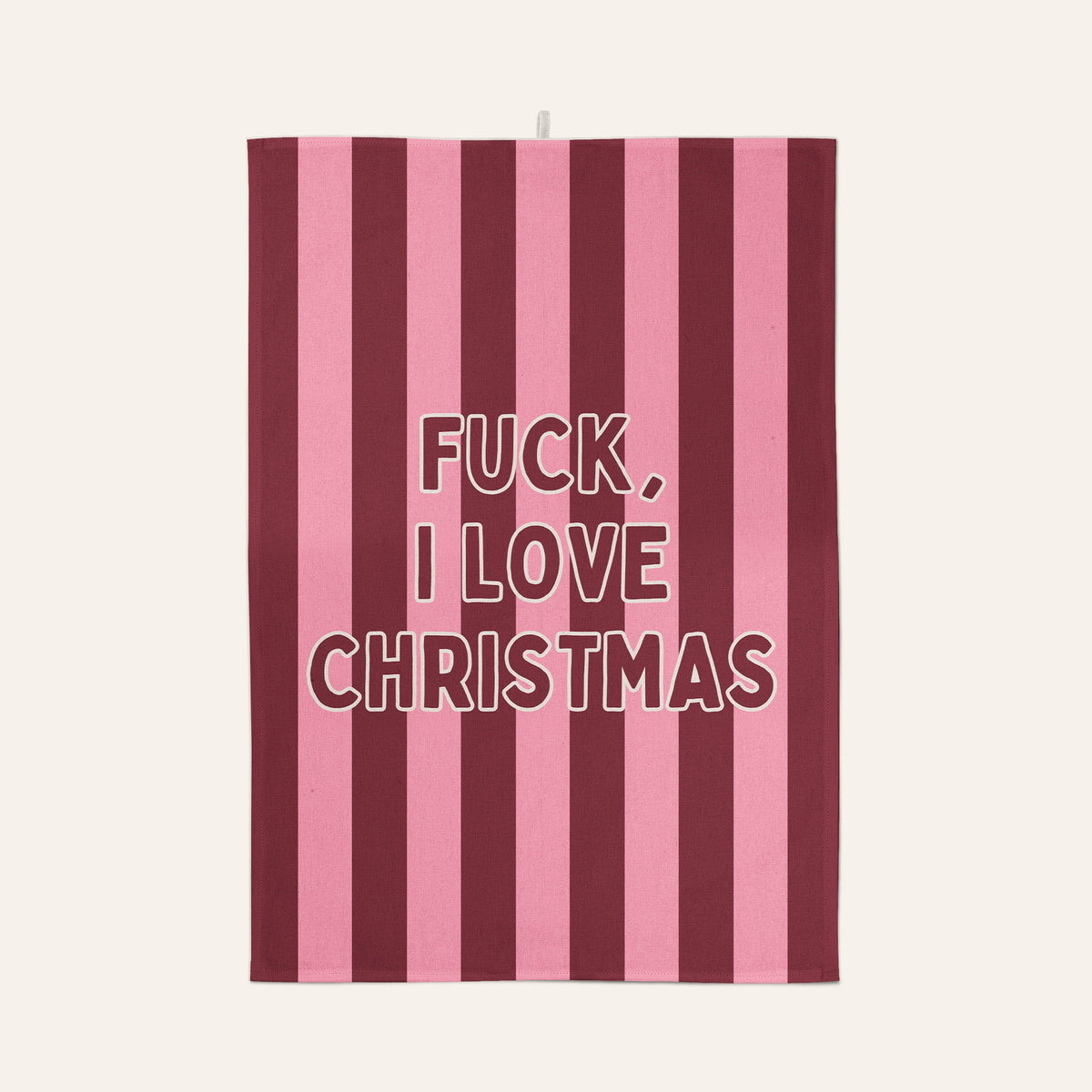 Fuck I Love Christmas | Christmas Tea Towel