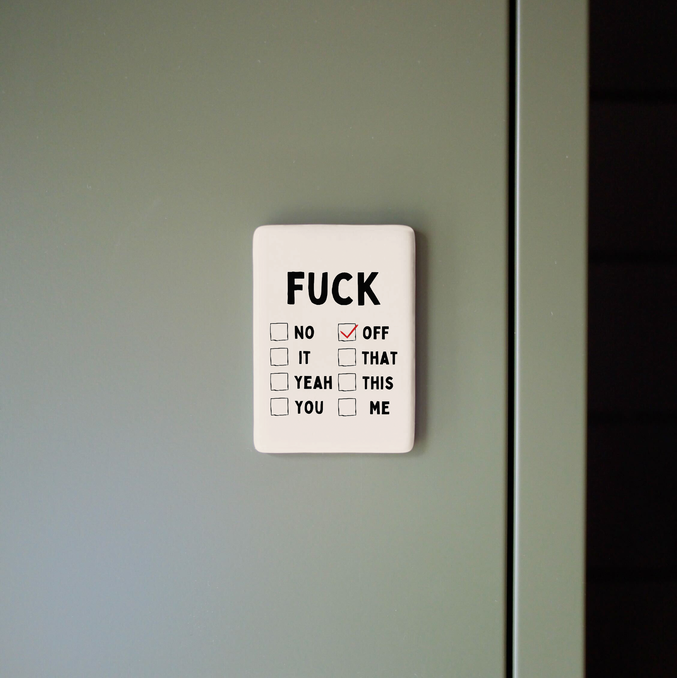 Fuck | Ceramic Magnet