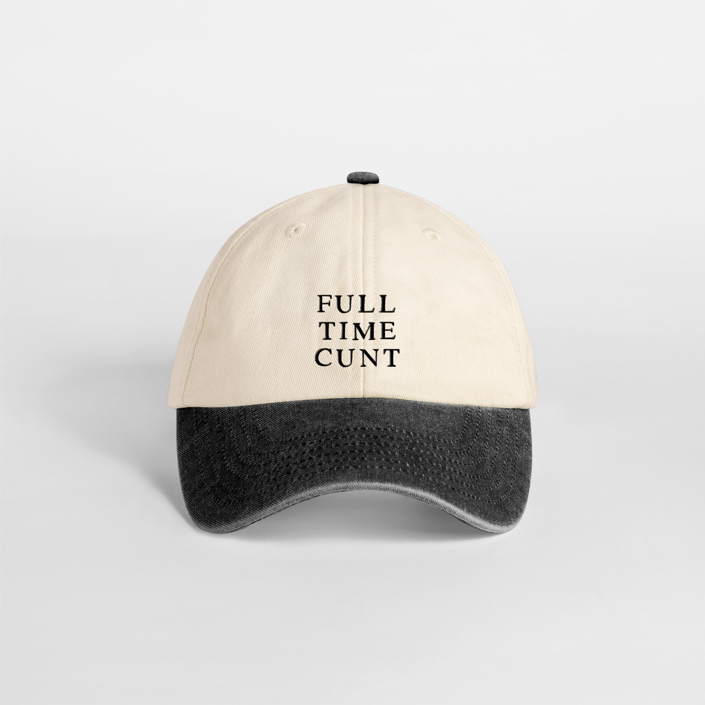 Full Time Cunt | Vintage Two Tone Cap