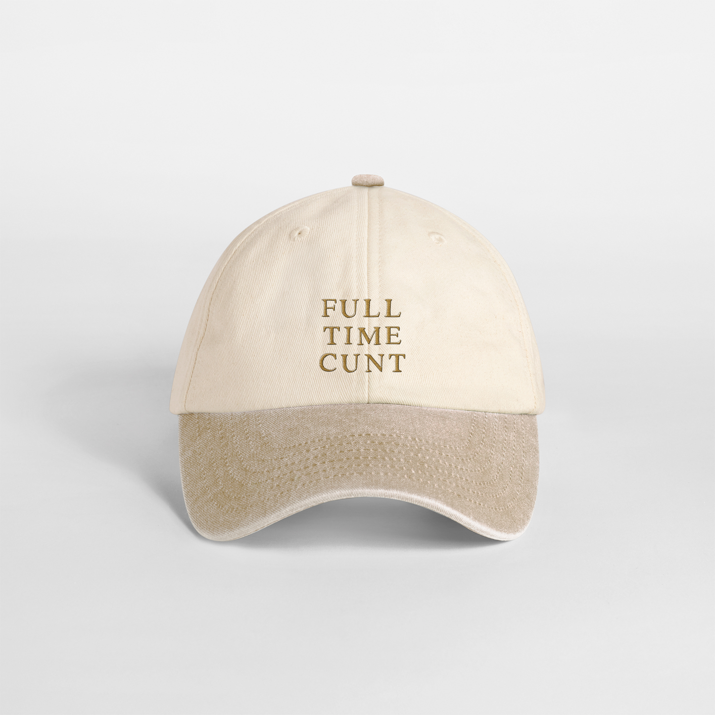 Full Time Cunt | Vintage Two Tone Cap