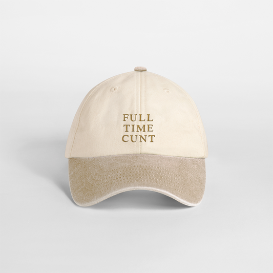Full Time Cunt | Vintage Two Tone Cap