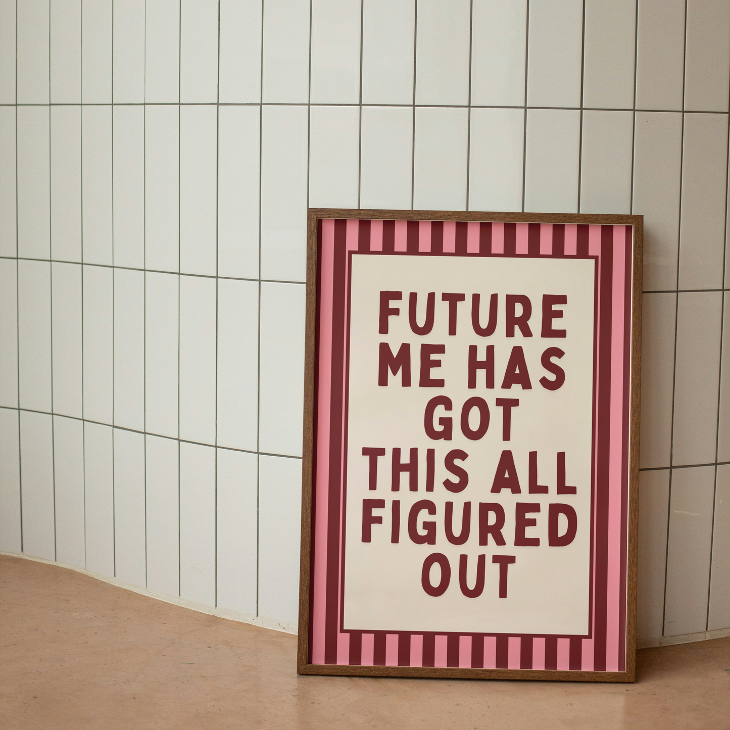 WISDOM & WONDER DESIGNS X MIND | Future My Has Got All This Figured Out | Art Print