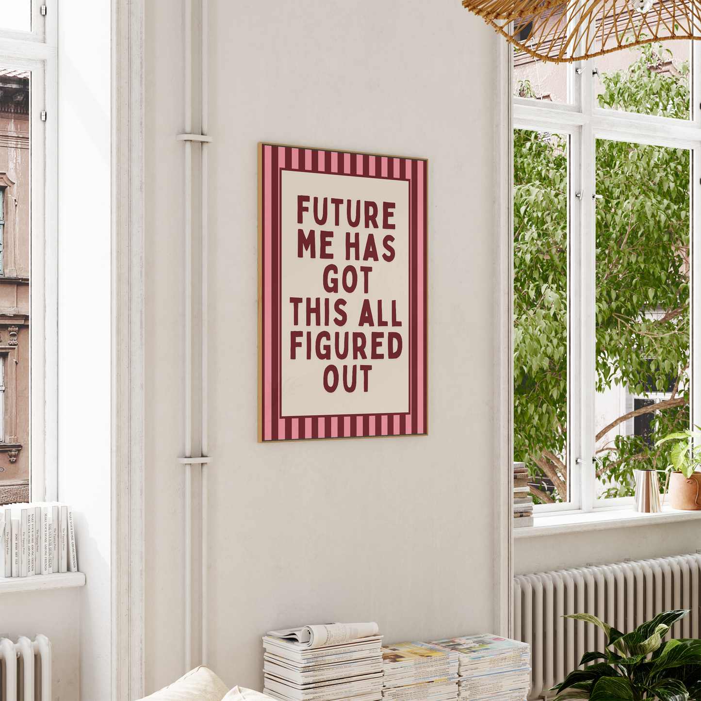 WISDOM & WONDER DESIGNS X MIND | Future My Has Got All This Figured Out | Art Print