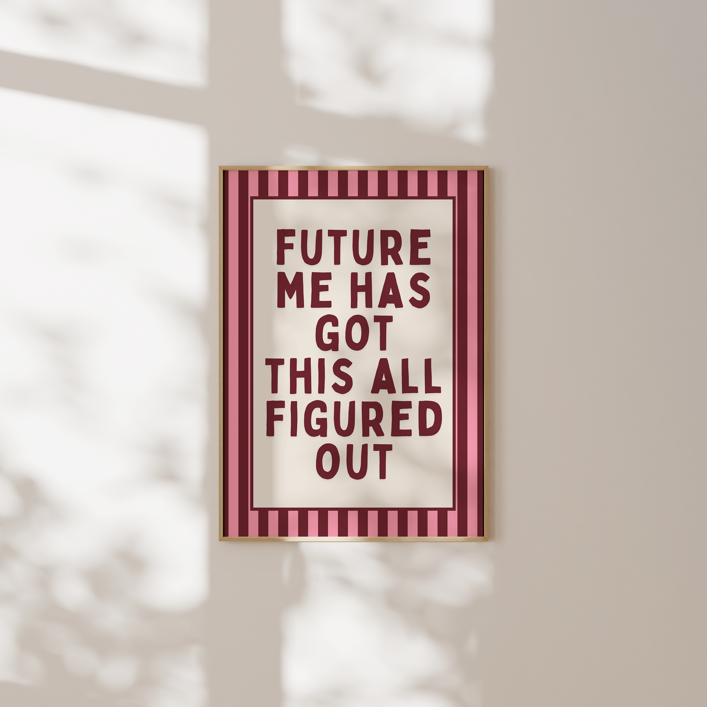 WISDOM & WONDER DESIGNS X MIND | Future My Has Got All This Figured Out | Art Print