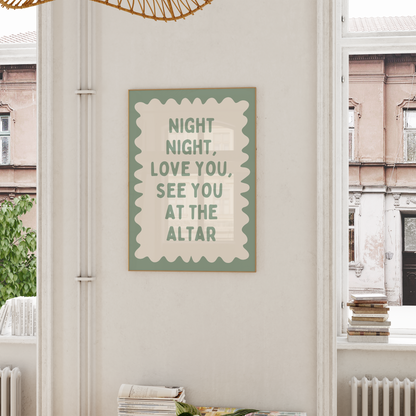 WISDOM & WONDER DESIGNS X GEORGINA ROSE EVENTS | Night Night | Wall Art Print