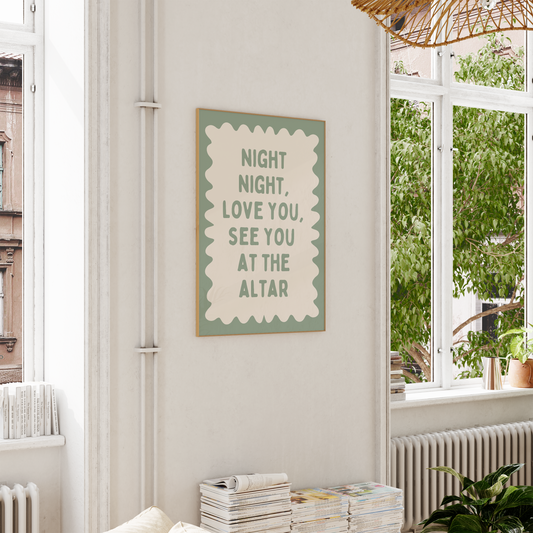 WISDOM & WONDER DESIGNS X GEORGINA ROSE EVENTS | Night Night | Wall Art Print
