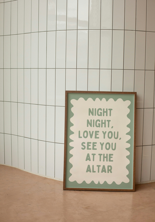 WISDOM & WONDER DESIGNS X GEORGINA ROSE EVENTS | Night Night | Wall Art Print