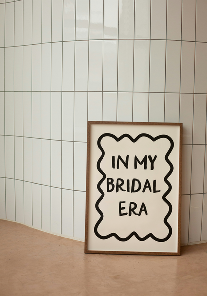 WISDOM & WONDER DESIGNS X GEORGINA ROSE EVENTS | In My Bridal Era | Wall Art Print