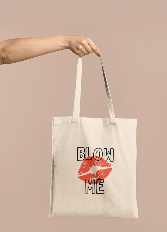 Wisdom & Wonder Designs x Georgina Rose Events | Blow Me | Cotton Tote Bag