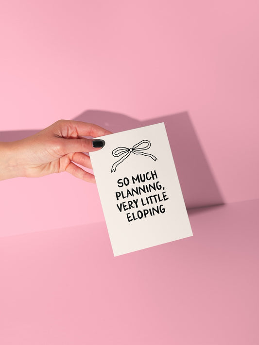 Wisdom & Wonder Designs x Georgina Rose Events | So Much Planning | Greeting Card