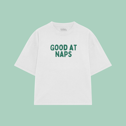 Good At Naps | Boxy T Shirt