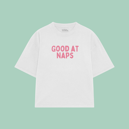 Good At Naps | Boxy T Shirt