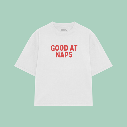 Good At Naps | Boxy T Shirt