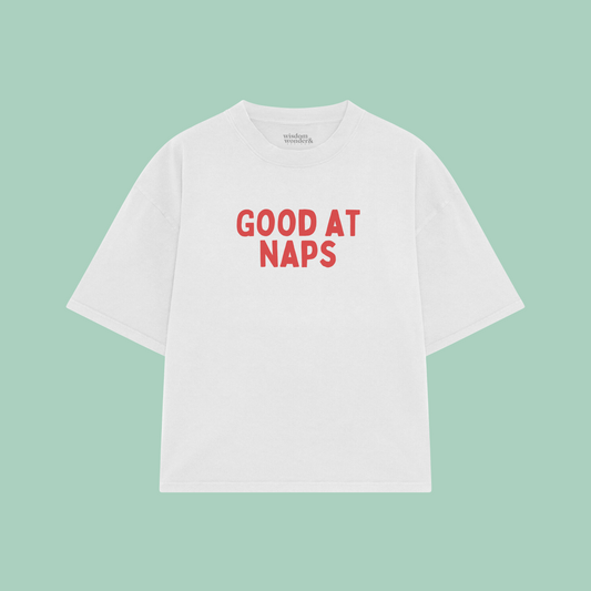 Good At Naps | Boxy T Shirt