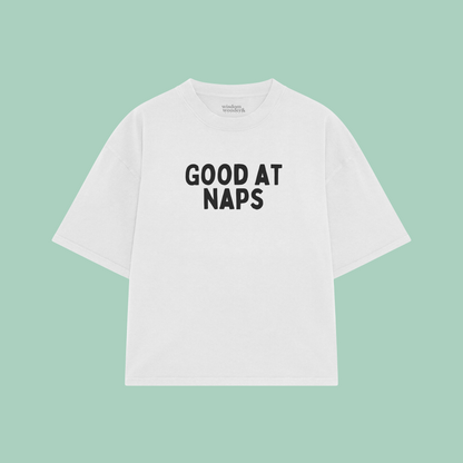 Good At Naps | Boxy T Shirt