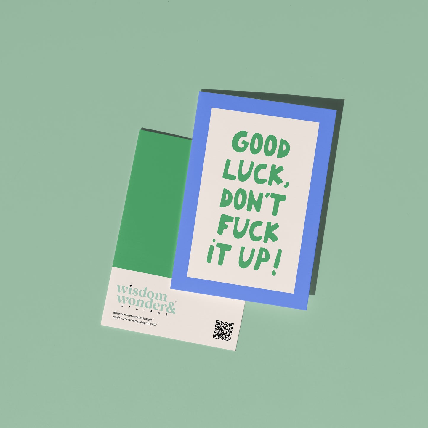 Good Luck, Don't Fuck It Up | Greeting Card