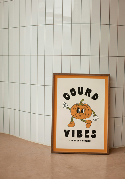 Digital Download | Gourd Vibes | Ginger, Black and Cream