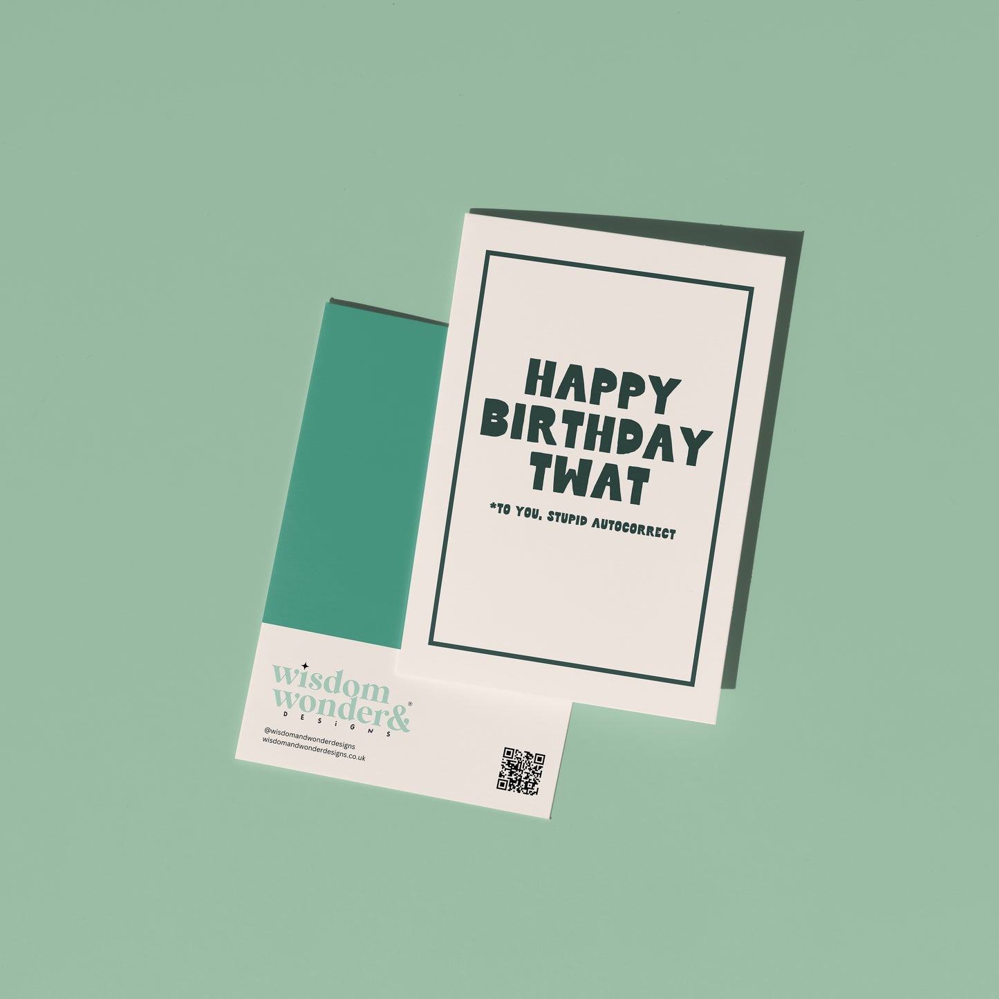 Happy Birthday Twat | Greeting Card