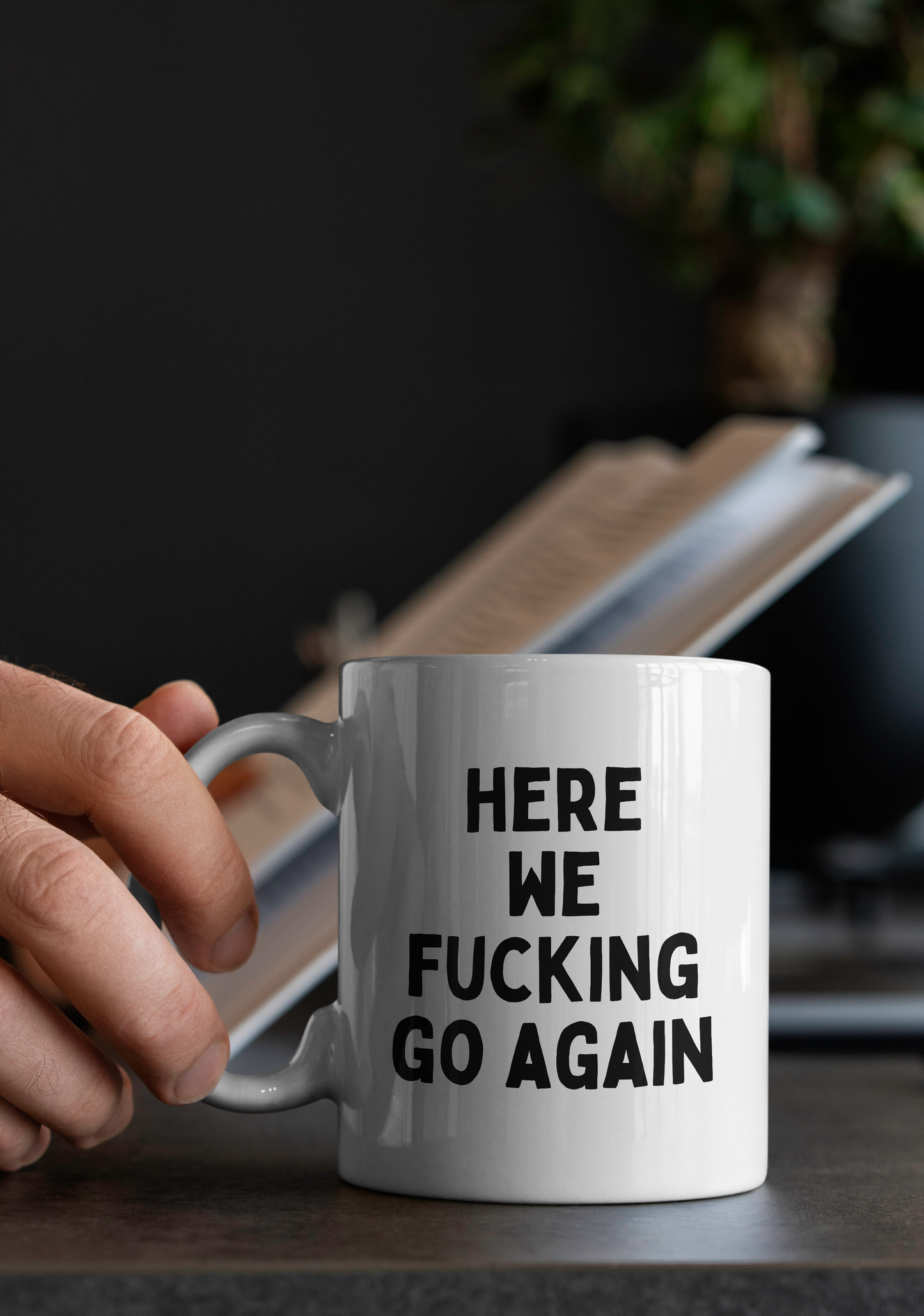 Here We Fucking Go Again | Mug