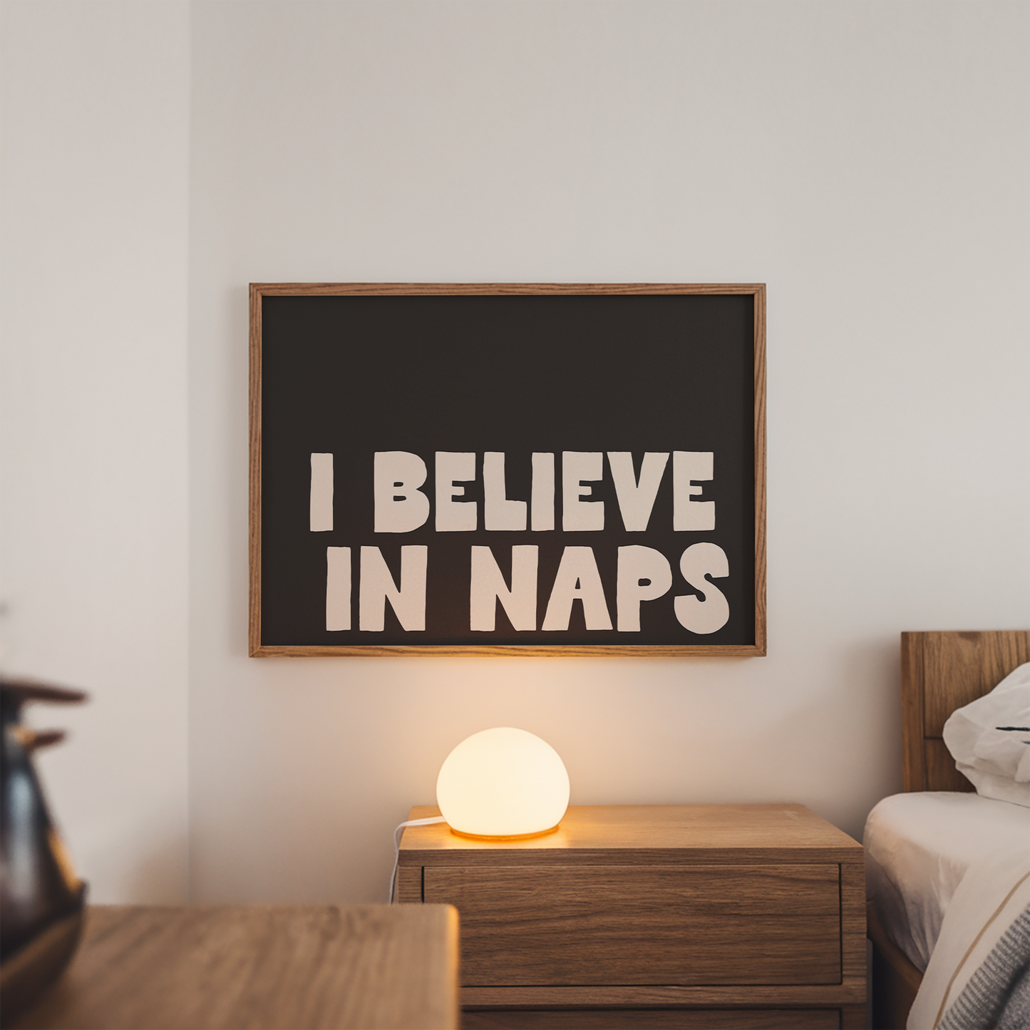 I Believe In Naps | Art Print