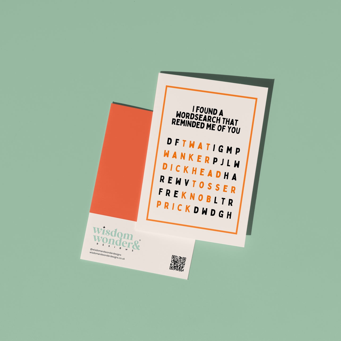 I Found A Wordsearch | Greeting Card
