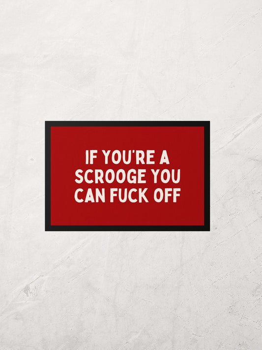 Christmas Indoor Door Mat | If You're A Scrooge