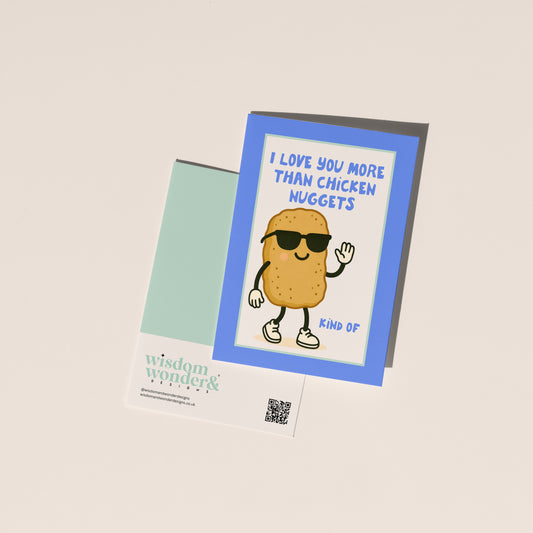 I Love You More Than Chicken Nuggets | Greeting Card
