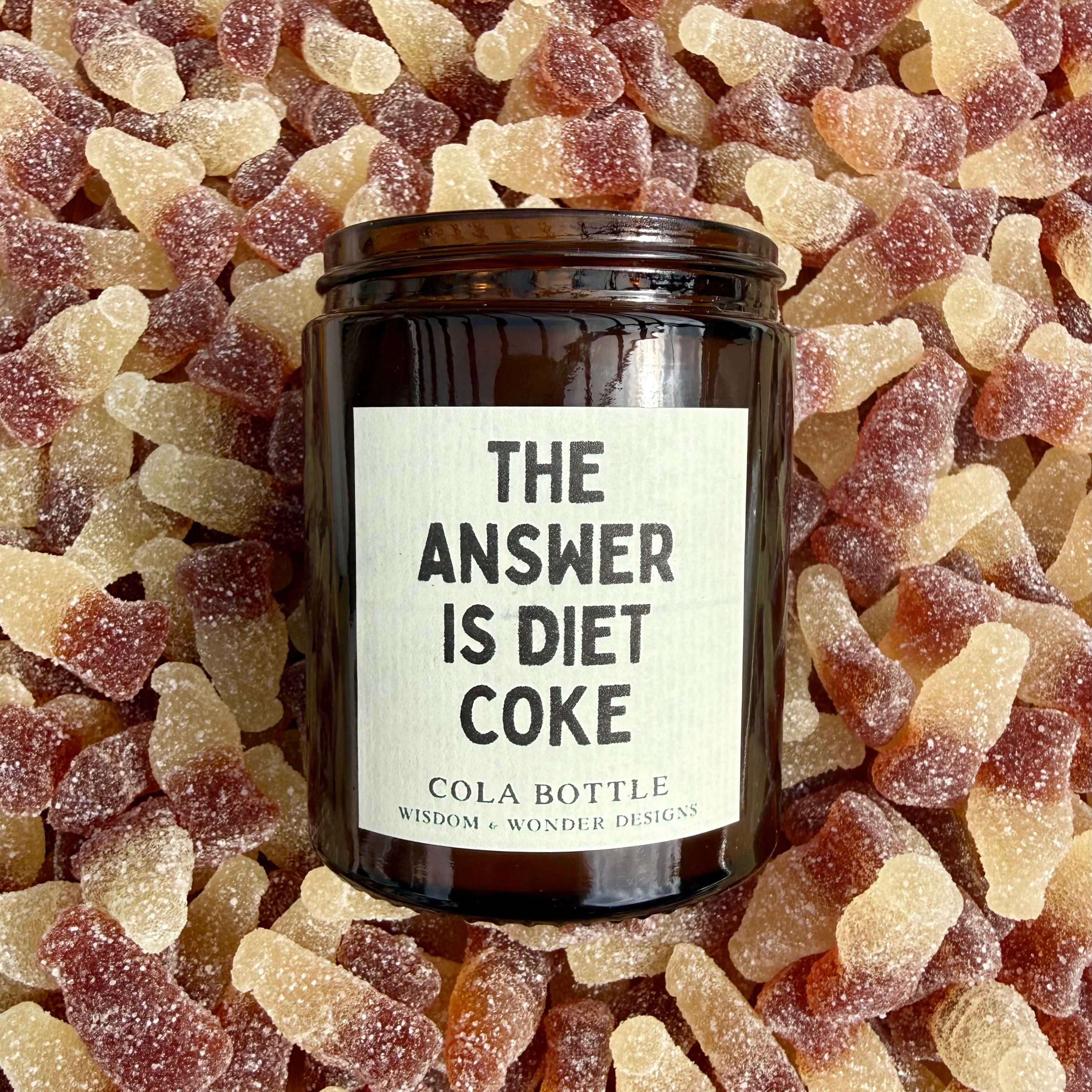 The Answer Is Diet Coke | Candle