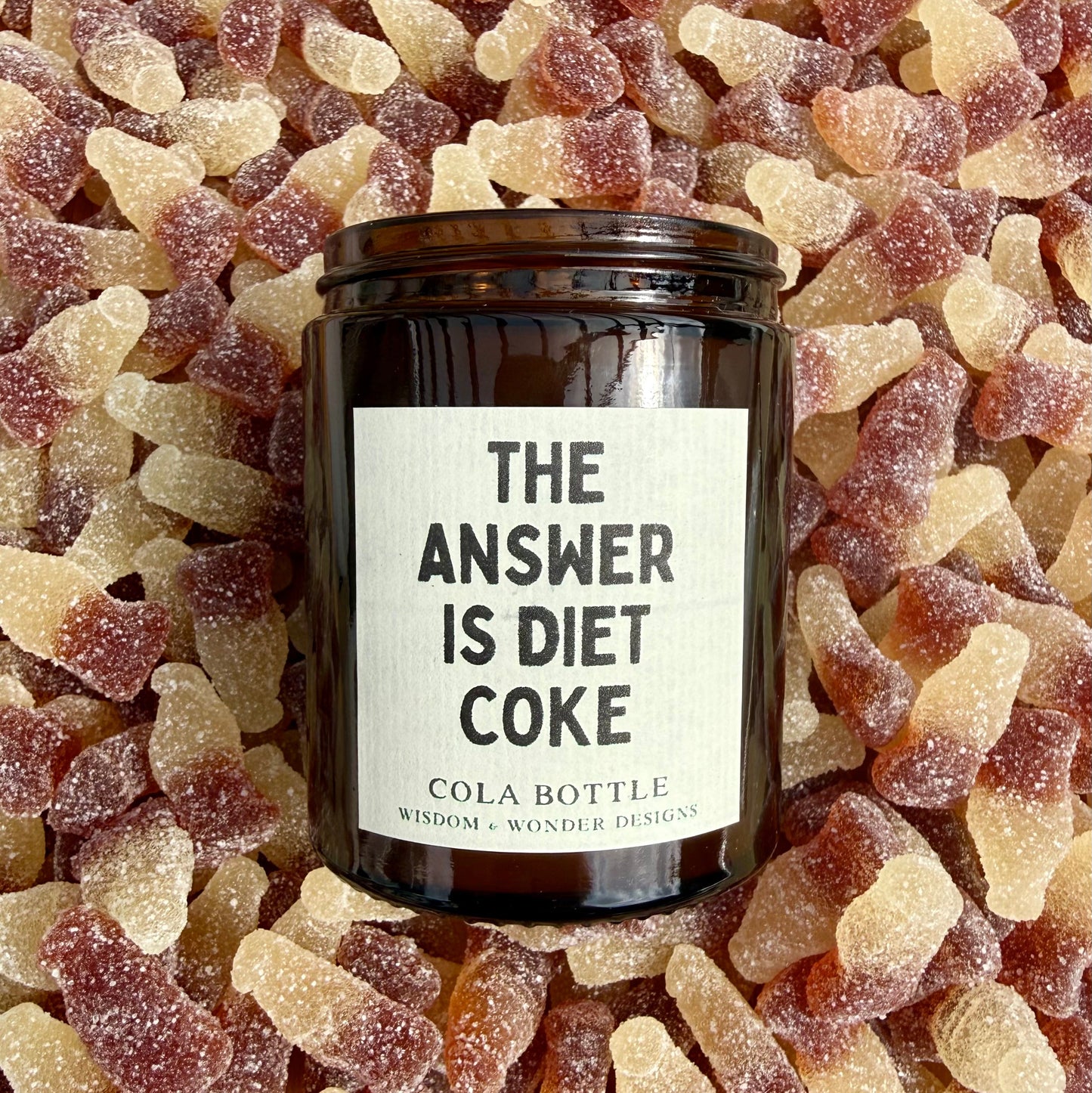 The Answer Is Diet Coke | Candle