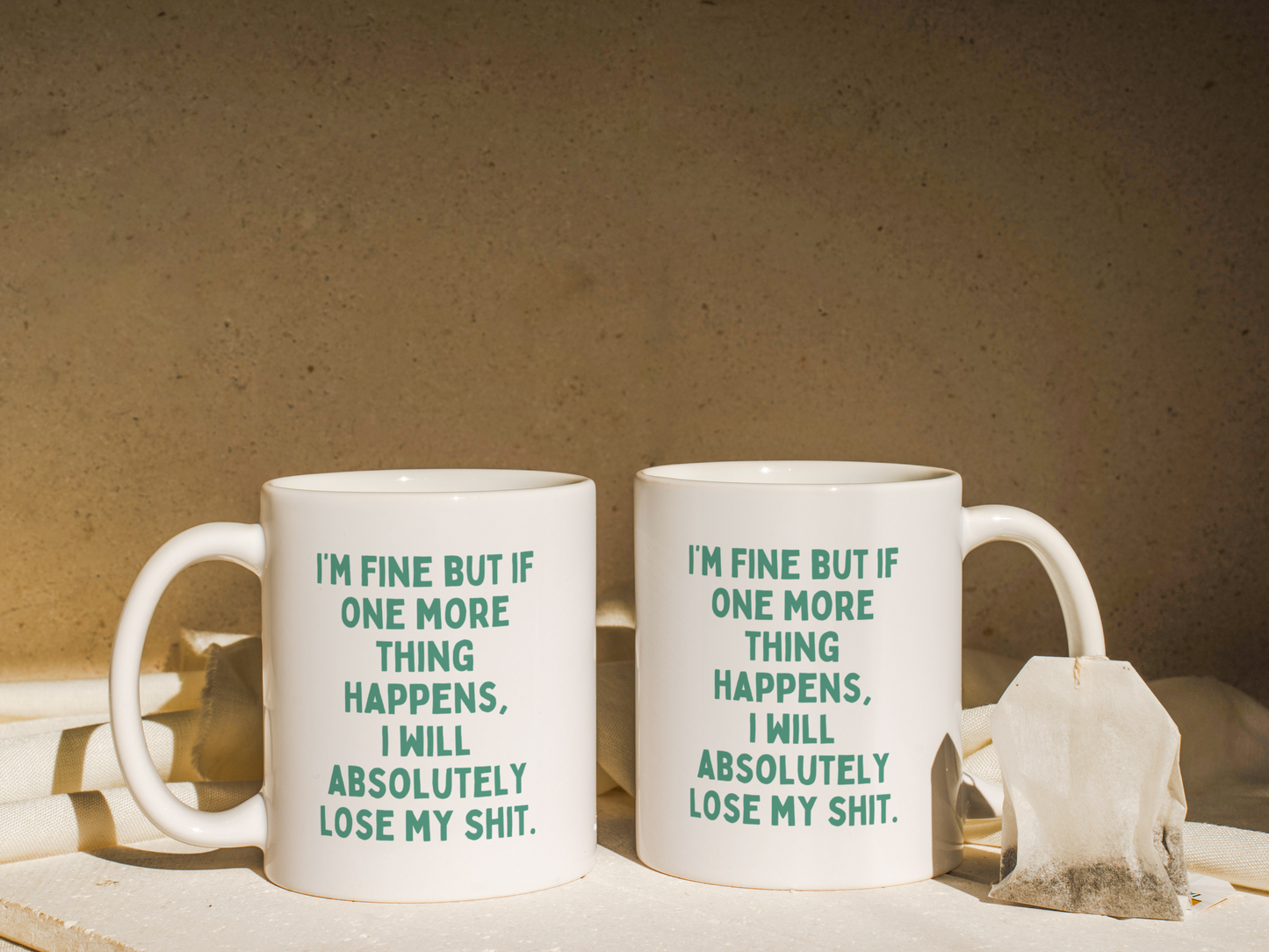 I'm Fine But If One More Thing Happens, I Will Absolutely Lose My Shit | Mug