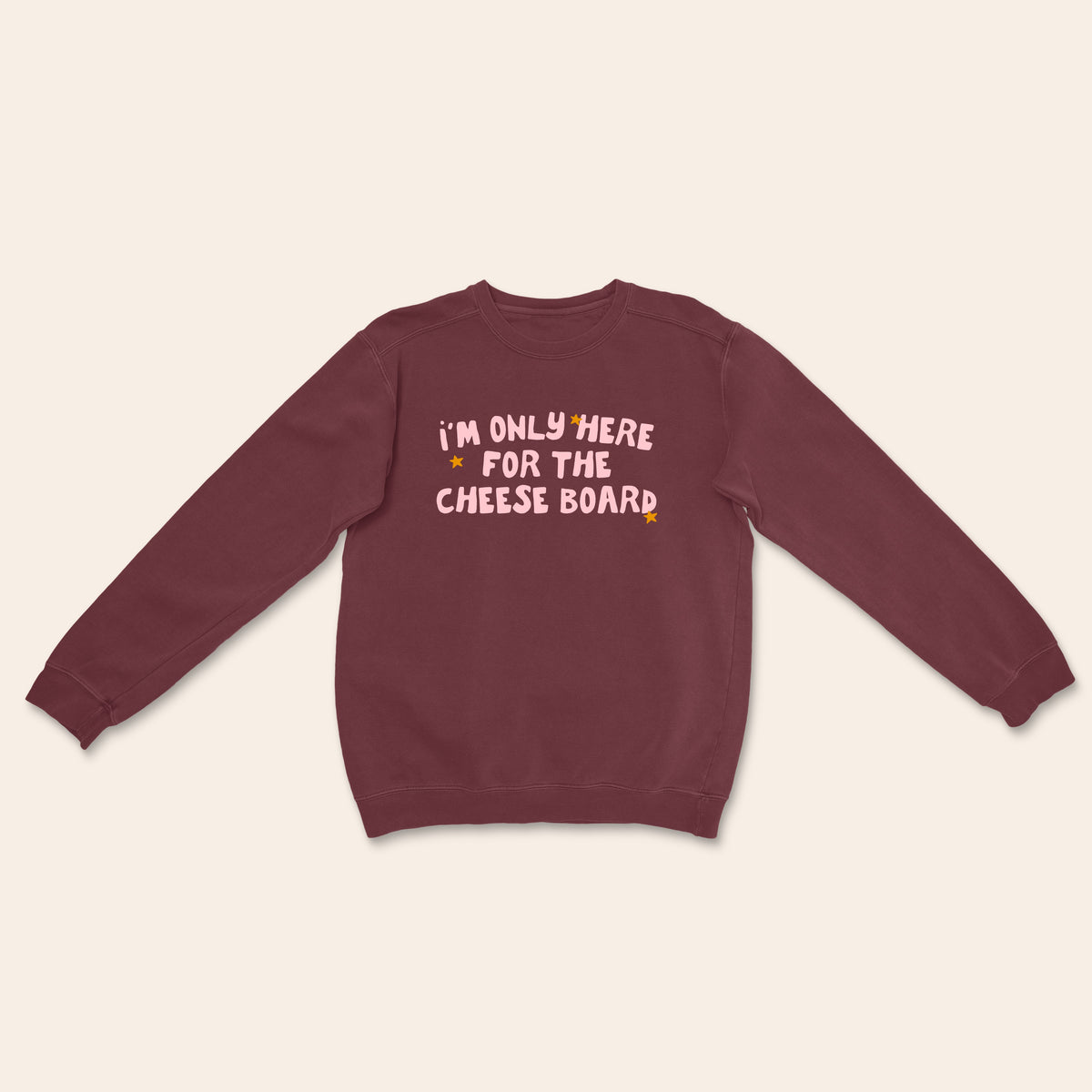 I'm Only Here For The Cheese Board | Christmas Unisex Sweatshirt