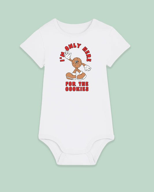 Christmas Baby Bodysuit | I'm Only Here For The Cookies