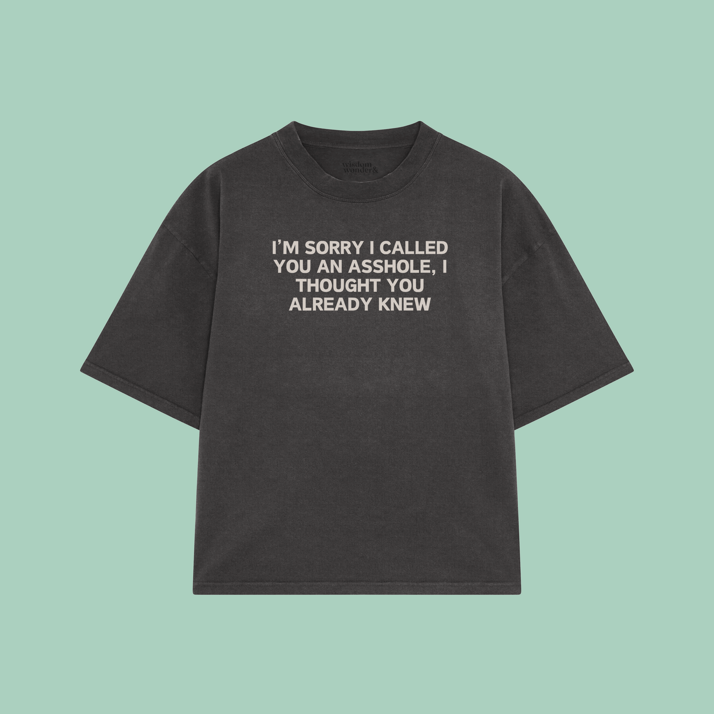 I'm Sorry I Called You An Asshole | Boxy T Shirt