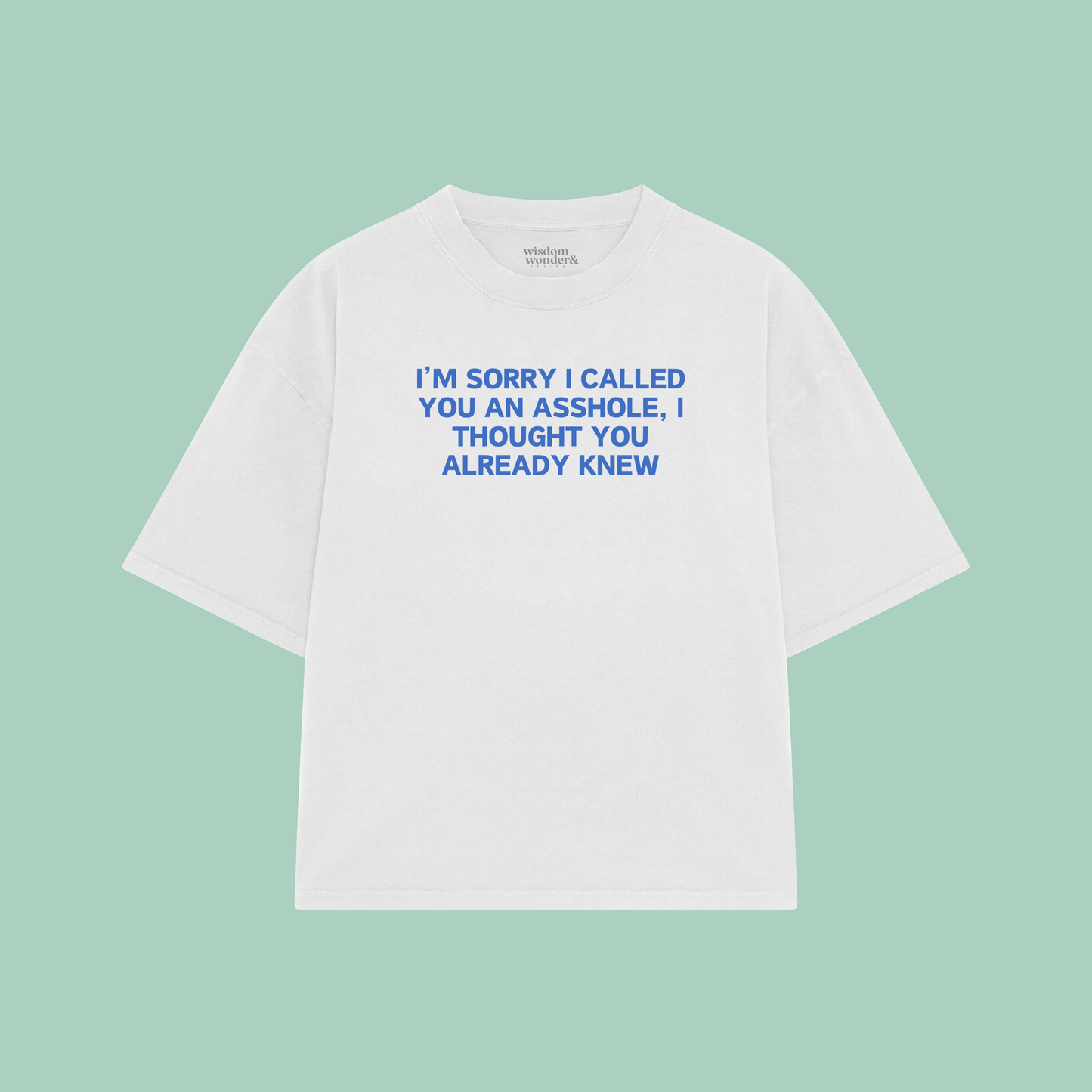 I'm Sorry I Called You An Asshole | Boxy T Shirt