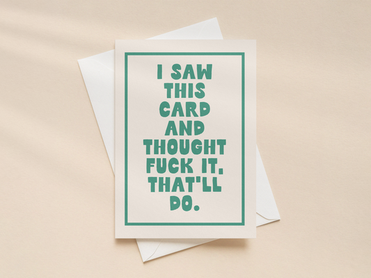 I Saw This Card | Greeting Card