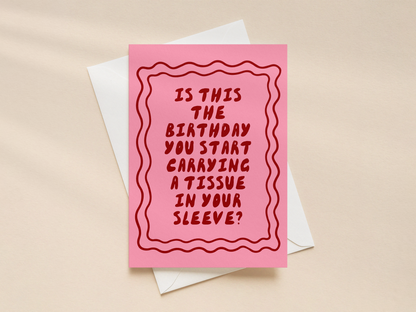 Is This The Birthday You Start | Greeting Card