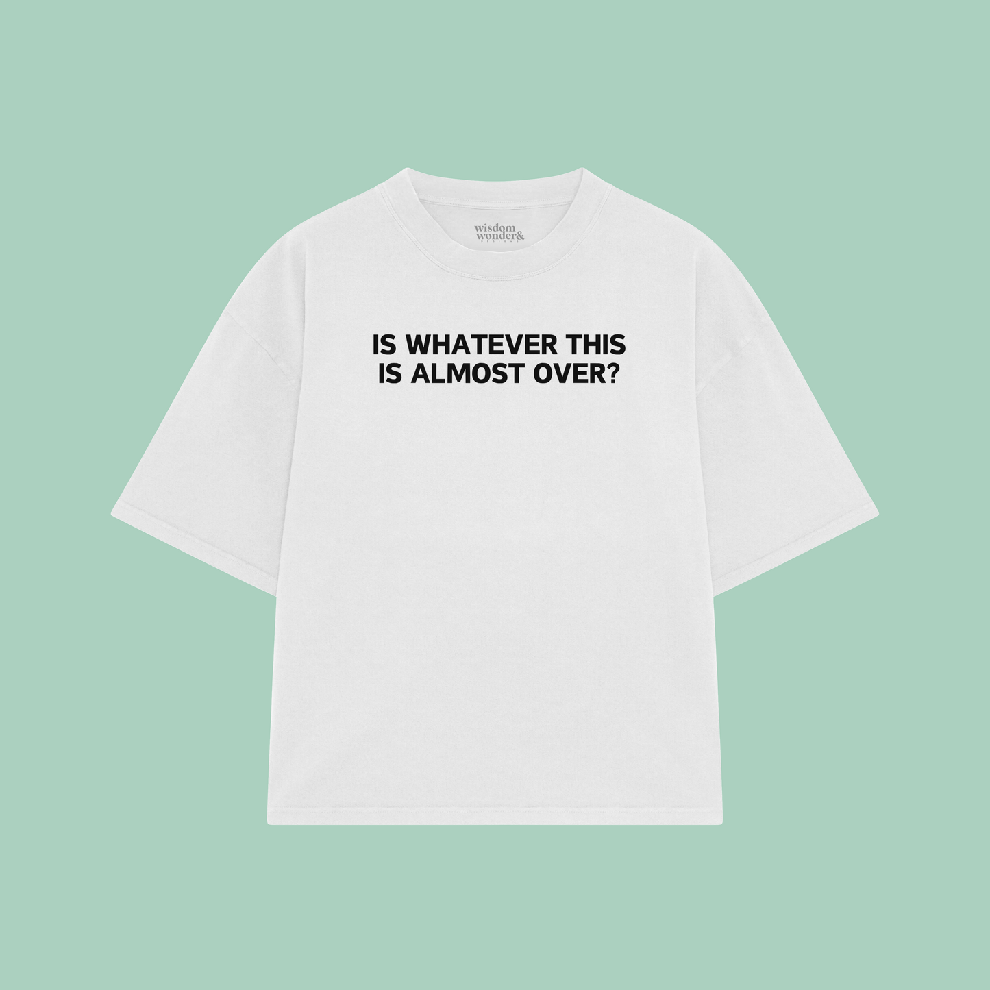 Is Whatever This Is Almost Over? | Boxy T Shirt