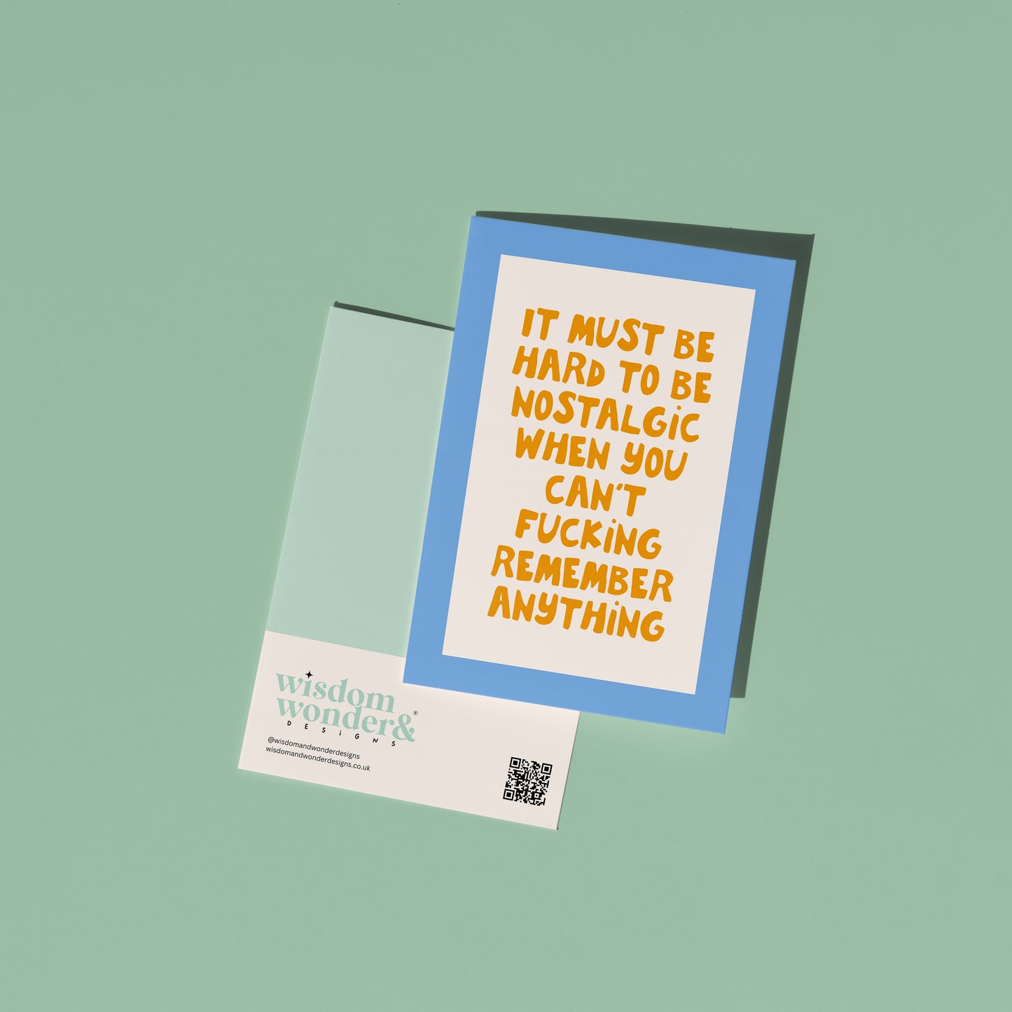 It Must Be Hard To Be Nostalgic | Greeting Card