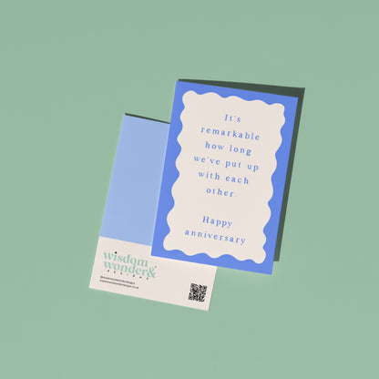 It's Remarkable How Long | Greeting Card