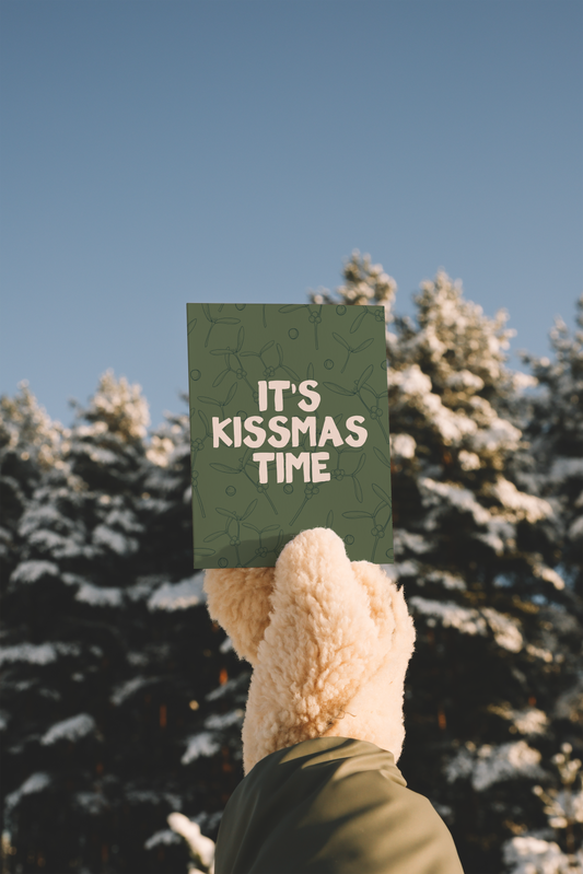 It's Kissmass Time | Christmas Card